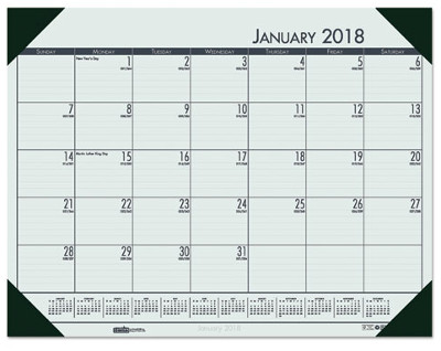 Green Wall Calendar