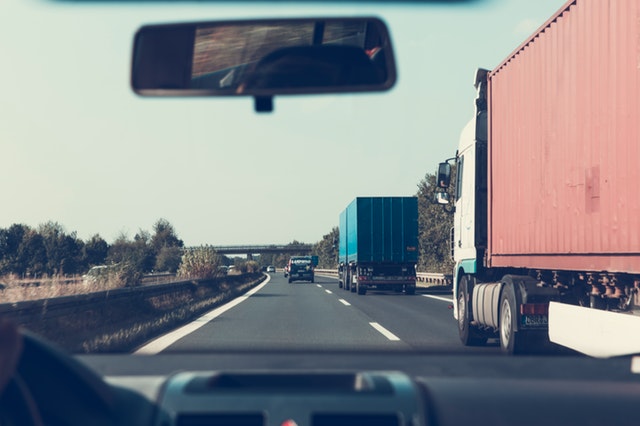 Truck on Highway Truck on Highway