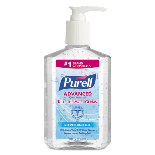 bottle of Purell Hand Sanitizer