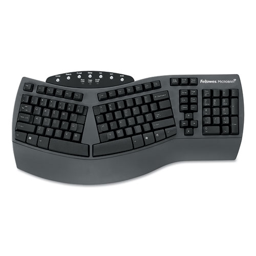 Split Designed Keyboard With Broken Up Keys From Fellowes