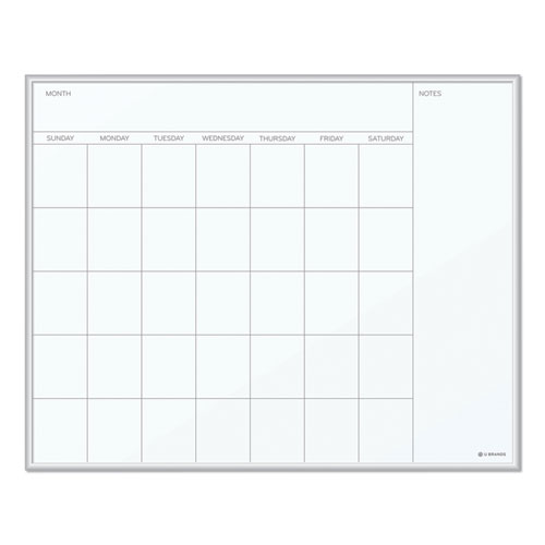Magnetic White Board Erasable Calendar
