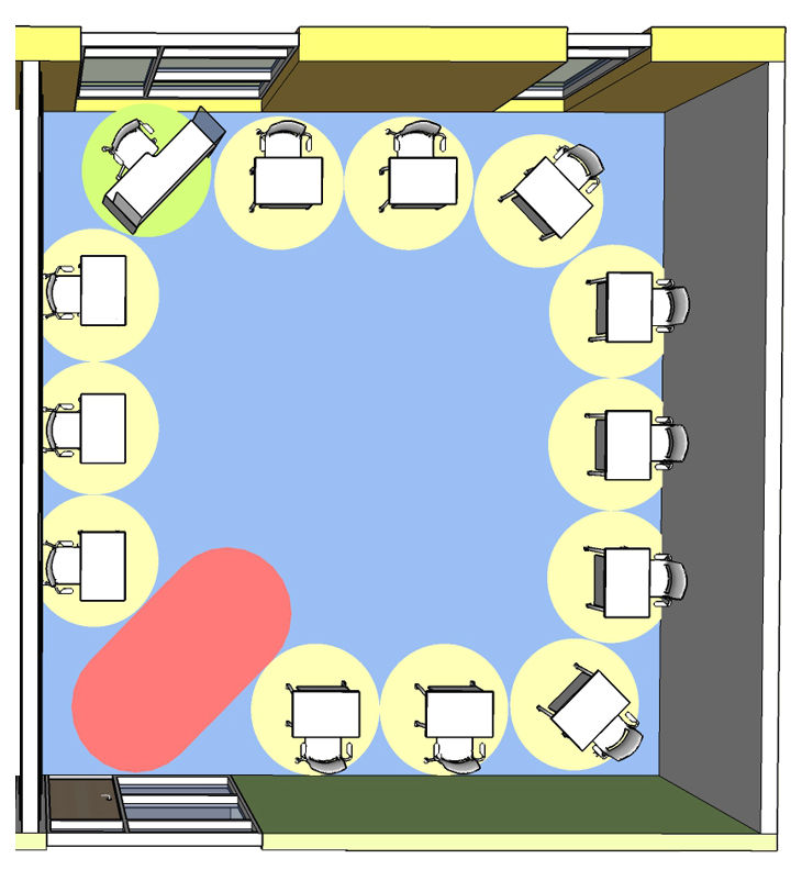 cound classroom layout