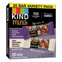 A box of Kind Mini granola bars