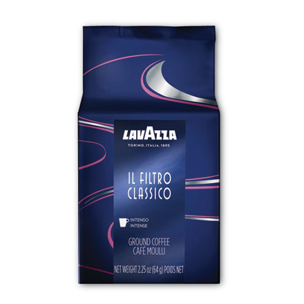 A bag of Lavazza Coffee