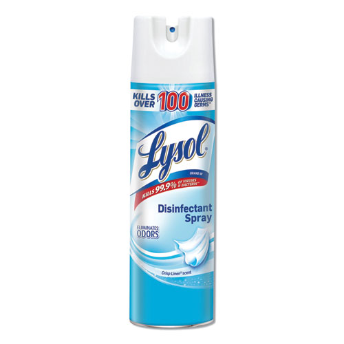 A bottle of Lysol Disinfectant Spray