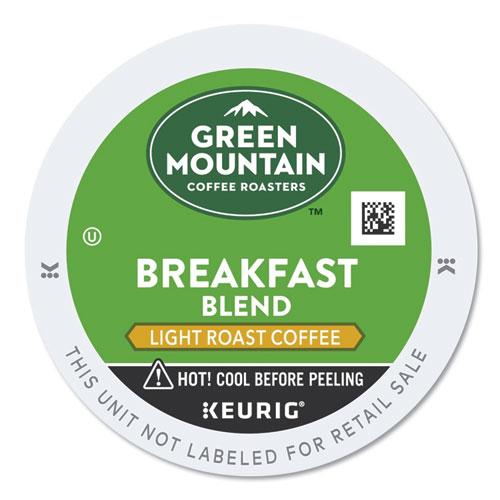 Green Mountain Breakfast Blend Coffee
K- Cup Pods, Light Roast